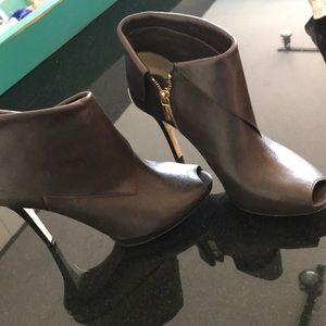 Michael Kors brown booties